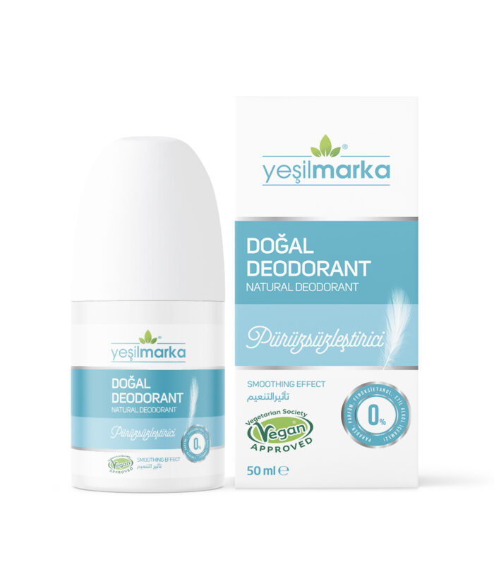 pürüzsüzleştirici doğal deodorant